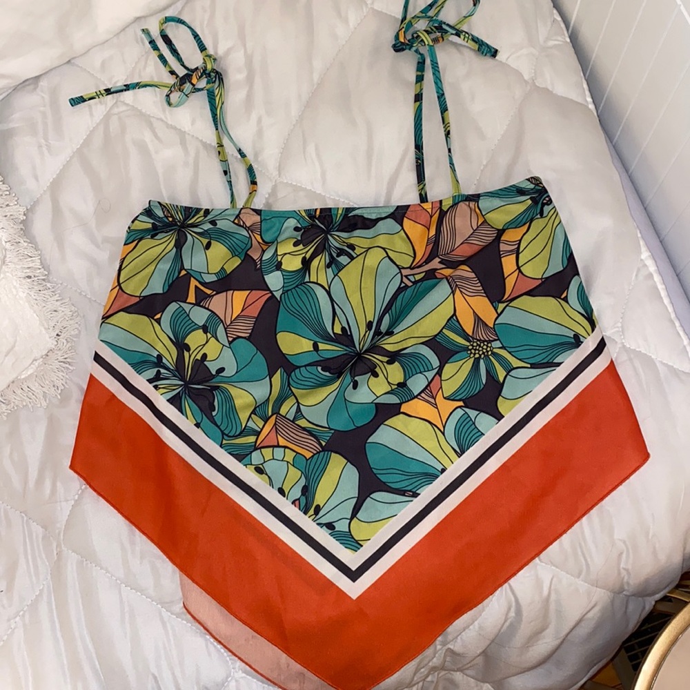 Zara scarf top